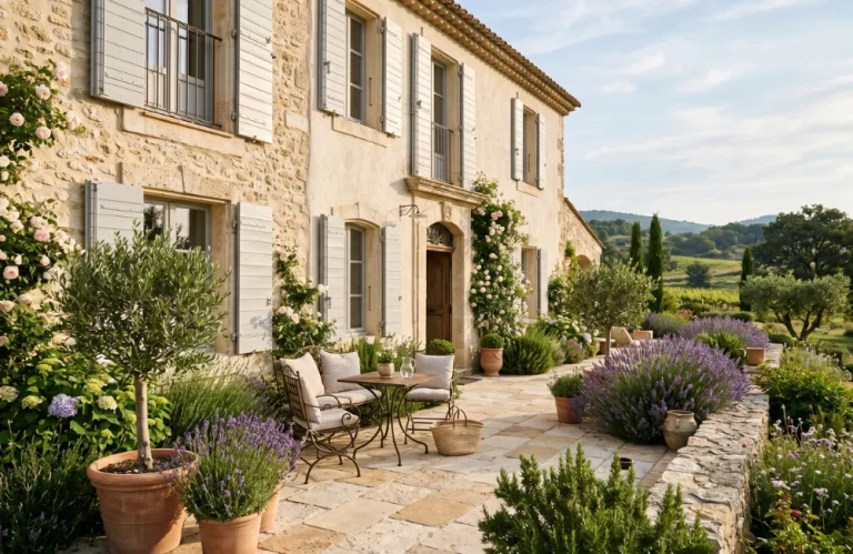 couleur volet pour maison en pierre