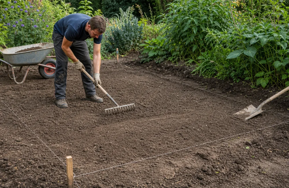astuces pour niveler un terrain sans engin motorisé