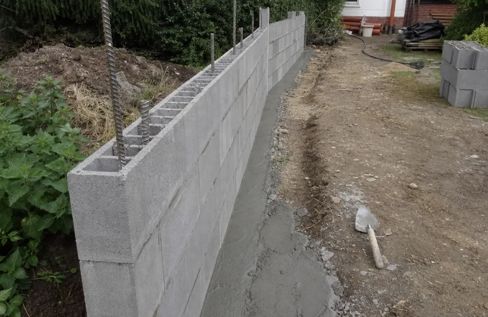 quand ferrailler mur parpaing