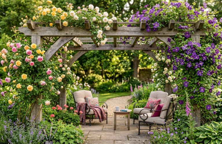 plantes grimpantes pour pergola