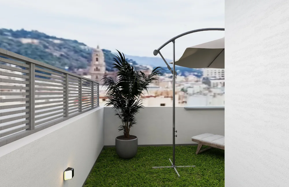 aménagement paysager balcon