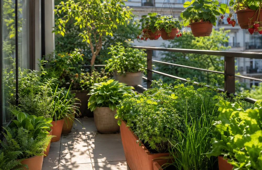 plantes pour balcon à l'est